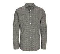 Jprblablackpool - Maglietta Elasticizzata LS Aw24 SN, Peat/Fit: Slim Fit, XS