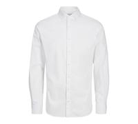 JACK & JONES JPRBLAJAXON - Maglietta Elasticizzata L/S Noos, Bianco, M