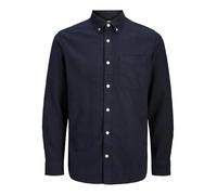 Jprblubrook Twill Solid L/S Shirt SN, Navy Scuro, M