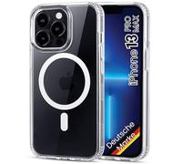 JProtect Custodia magnetica per iPhone 13 Pro Max per Magsafe Casa/iPhone 13 Pro Max Custodia per MagSafe Trasparent/Apple iPhone 13 Pro Max Custodia Magnetica/Custodia iPhone 13 Pro Max Magnetica