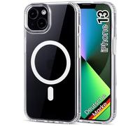 JProtect Custodia per iPhone 13 per Magsafe (protezione superiore e forza magnetica) Custodia magnetica trasparente per iPhone 13 - Custodia magnetica per MagSafe accessori Case antiurto
