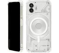 JProtect per Nothing Phone 2 Custodia per MagSafe (Massima Protezione e Forza Magnetica) Custodia Magnetica Trasparente per Nothing Phone 2 - Cover Magnetica per Accessori MagSafe, Trasparente