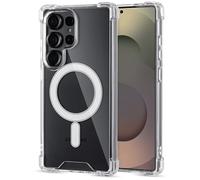 JProtect per Samsung Galaxy S25 Ultra - Custodia per Magsafe (Massima Protezione & Forza Magnetica) Custodia Magnetica Trasparente per Samsung S25 Ultra - Cover Magnetica per MagSafe Accessorio