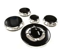 JPshop - Kit 4 adattabile a piano cottura cucina a gas compatibile con Nardi completo di 4 piattelli spartifiamma e 1 tripla corona