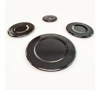 JPshop - Kit 4 Piattelli Smaltati per Fornelli per Piano Cottura Cucina compatibile con Bosch - Delonghi