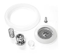 jpshop - Kit manutenzione guarnizione grande + guarnizione piccola + filtro con vite + molla + fungo + valvola compatibile con Mokona Bialetti