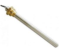 Jpshop Resistenza Accensione Candeletta per Stufa a Pellet 280W, Diametro 9,9mm Lunghezza 140mm (150mm Totali) Filettatura 3/8"