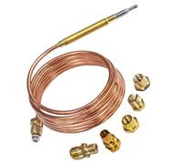 JPshop - Termocoppia cucina a gas 150 cm compatibile con i modelli REX - ELECTROLUX - AEG - 50269742008 + attacchi a vite