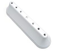 JPshop - Trascinatore Lavatrice compatibile con Whirlpool e Indesit 18 cm 7 fori colore bianco