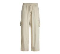 JACK & JONES Jpstbill Jjnate Linen Blend Cargo Jog SN Pantaloni, Sabbia Estiva, L Uomo
