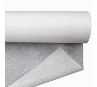 JPstraps -Tessuto termoadesivo Intersuola Fliselina Fusibile a un lato Interfaccia non tessuta per artigianato, cucito, fai da te, patchwork, riparazione, orlo, imbottito (bianco, 300cm x 100cm)