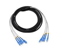 JPVLCNDJ Cavo ottico, cavo in fibra ottica monomodale a 4 conduttori, impermeabile e resistente alla trazione, materiale in fibra ottica, 30 m, 35 m, 40 m, 45 m, 50 m(FC-FC 50meters)