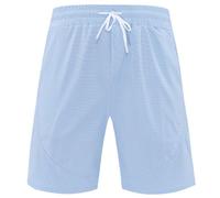 JPXJGT Hombre Pantalones Cortos para Correr en el Gimnasio Elásticos Secado Rápido Entrenamiento (Size:2XL,Color:Blu)