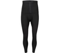 JPXJGT Uomo Effetto Sauna Leggings Sportivi Push Up Tuta Dimagrante Sudare Pantaloni Snellenti Anticellulite per Yoga Corsa Fitness(Blue,L)
