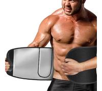 JPXJGT Uomo Snellente Dimagrante Cintura Regolabile Allenamento Sauna di Waist Trimmer Belt(Black,3XL)