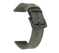 JPXXFM 20 22mm Leather Watch Band Straps For Forerunner 245/645/158/745/55 Bracelet For Venu 2 Vivoactive 3/4 Watchband