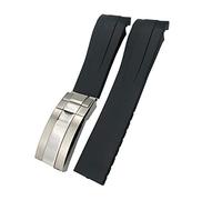 JPXXFM 21mm 22mm Black Red Blue Rubber Watchband For DEEPSEA Sea-Dweller Submariner 41mm Diving Waterproof Silicone Watch Strap
