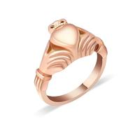 JPXXFM Anello anello di cremazione anello di urna per cenere per il supporto in acciaio inossidabile anello di anello del memoriale urna anello per donne uomini-6-rose