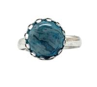 JPXXFM Anello di apatite naturale cristallo anello rotondo anello regolabile anelli di pietra aperta femminile reiki bilanciati anelli della caviglia anello eternità per donne uomini uomini