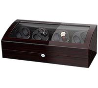 JPXXFM Automatico orologio Winder 8 9 Watch Winder Box Case silenzioso motore silenzioso di grande capacità Vernistica esterna Fit Donne uomini orologi