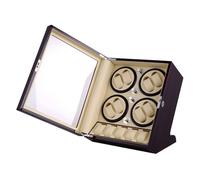 JPXXFM Avvolgitore automatico con 8 scomparti con 5 spazi extra per riporre oggetti, con motori silenziosi, guscio in legno, rivestimento esterno per pianoforte e 5 modalità di rotazione (D), 8+5