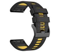 JPXXFM Banda di orologio da 26 mm per Fenix 7x Pro/ 7x/ 6x/ 6x Pro/ 5x/ 5x Plus/ 3/ Fenix 3 HR, 26 mm Fit Quick Fit Strap in silicone morbido
