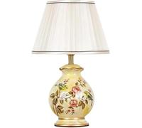 JPXXFM Bedside Lamp Chinese Ceramic Table Oriental Flower and Bird Nightstand Lamps Desk Night Lights
