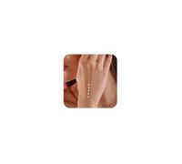 JPXXFM Bracciale ad anello del braccialetto a catena, bestiame a sequestro di zircone con bracciale ad anello zircone a catena per donne Bracciale ad anello non appalto