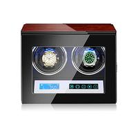 JPXXFM Caricatore automatico per orologio con motore silenzioso, illuminazione a LED, display touch, 15 modalità di rotazione