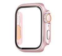 JPXXFM Casi di vetro per 44 mm 45 mm 41 mm 42 mm 42 mm 38 mm Protettore Coperchio Coperchio Ultra Bumper IWatch Series 8 7 SE 6 5 3 (Colore: Titanium Gold, dimensione: 44 mm)