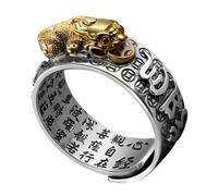 JPXXFM Chic Lucky Ring Creative Male Ring MASH PAFT'S PHIEST o San Valentino per papà o L