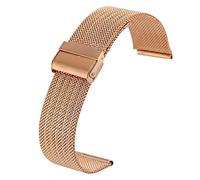 JPXXFM cinghia di orologio, 18/22/24 mm con fibbia gancio in acciaio inossidabile in acciaio in acciaio bracciale