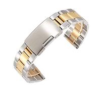 JPXXFM Cinghia di orologio universale 20mm 22mm 24mm 26mm 28mm 30 mm Sostituzione traspirante in acciaio inossidabile classico