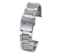 JPXXFM Cinta d'oro 12mm 14mm 16mm 18mm 20mm 22mm 24mm 24mm Larghezza Cinghia in acciaio inossidabile Class Accessorio per orologi Accessorio per orologio/tallone da 18 mm/tallone d'argento