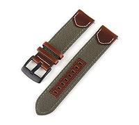 JPXXFM Cinturino in nylon orologio in pelle nylon watch band 20mm 22mm 24mm a rilascio rapido cinghie di orologi sport cinghia /20mm /blu
