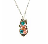 JPXXFM Dried Flower Handmade Drop Glue Cute Little Cat Styling Retro Children's (C, One Size)