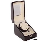 JPXXFM Guarda la scatola dell'avvolgitore a doppio orologio per avvegno di orologio automatico con 5 modalità di rotazione, motore muto, ruotare gli avvolgitori di orologi 2 3