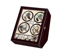 JPXXFM Guarda la scatola di avvolgitore per orologio automatico Winder per 8 orologi 5 stoccaggio 5 modalità di rotazione silenziosa custodia per orologio in legno, b Winder