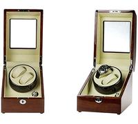 JPXXFM Guarda Winder Box Watch Automatico Winder Box Orologio Winder per orologi automatici con 2 3 venti d'oro del vano in pelle per orologi automatici MWSOZ