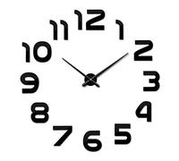 JPXXFM Home decoration Top fashion wall clock pared quartz watch modern diy clocks living room large decorative horloge murale stickers Durable (Color : Red, Sheet Size : 37 inch) (Dark Gray 27 inc