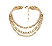 JPXXFM Necklace Chain, Necklaces for Women Adjustable WhiteOne colorCustomPlated Cuban Chain Necklace