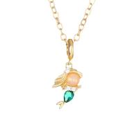 JPXXFM Per le donne, storie dolci principessa Elegante fiore scintillante, collana, vacanza a fatica Tinkerbell