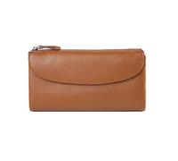 JPXXFM Portafogli aziendali per la pelle da donna Portieri bloccanti del bloccante Long Clips Cash Cases Organizzatori di Money Money (dimensioni: Brown)