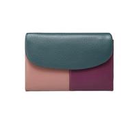 JPXXFM Portafogli da donna Clips Clips Clips Case di carte autentica Blocco del blocco della pelle SURA (dimensioni: blu)