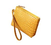 JPXXFM Portafoglio e portafoglio di luce molto portatile e portafoglio di grande capacità (giallo, una taglia)