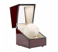 JPXXFM Scatola di immagazzinaggio del supporto della cassa dell'orologio tavola avvolgitore del motore della catena di legno Shaker automatico singolo santo trovando display