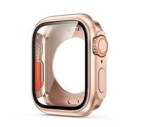 JPXXFM Screen Protector Cover for 45mm 44mm 40mm 41mm Hard PC Front & Rear Bumper Case for iwatch 8/7/6/5/4 Change To Ultra (Color : Water proof rose, Size : 40mm)