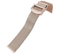 JPXXFM Stainless Steel Woven Mesh Watchband 20mm 21mm 22mm Fit for Le Petit Prince 18 Portofino Solid Watch Strap