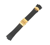 JPXXFM Ulysse-Nardin Marine Bracelet de montre en silicone étanche en caoutchouc pour homme 25 x 12 mm