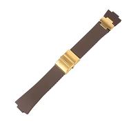 JPXXFM Ulysse-Nardin Marine Bracelet de montre en silicone étanche en caoutchouc pour homme 25 x 12 mm